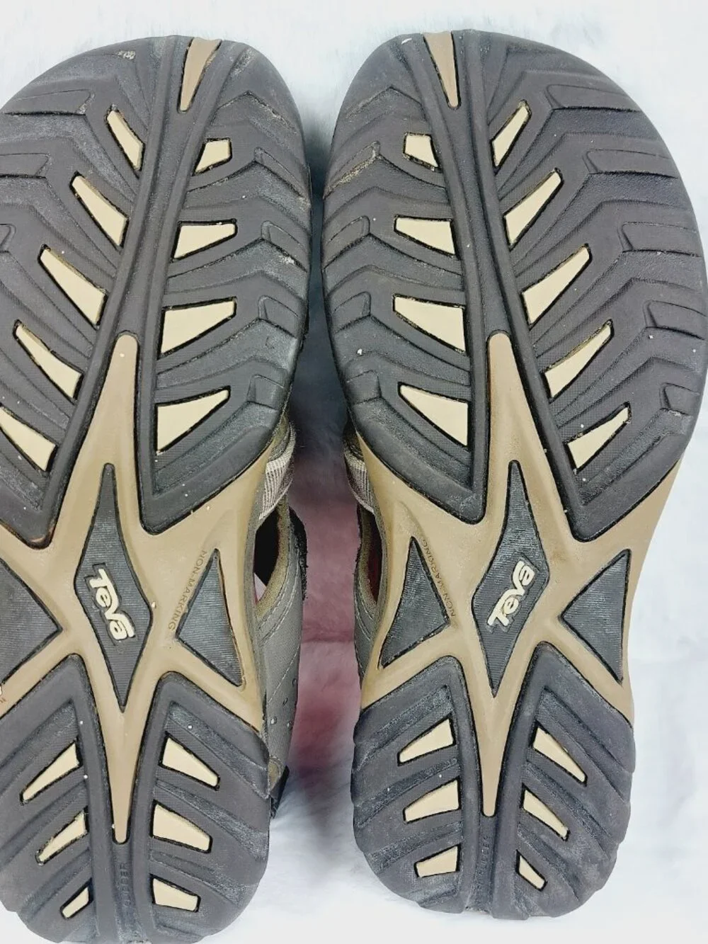 Teva Men's Olive Green Omnium 2 Close-Toe Mesh Sports Sandal Size US 11.5